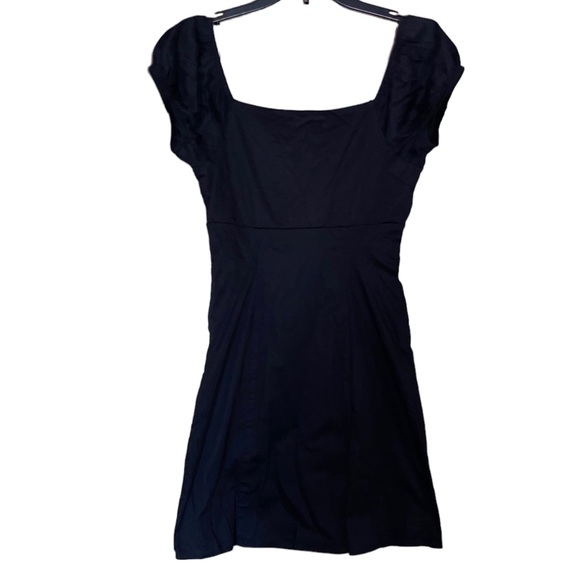 Socialite Black Cap-Sleeve Mini Dress - Picture 6 of 9